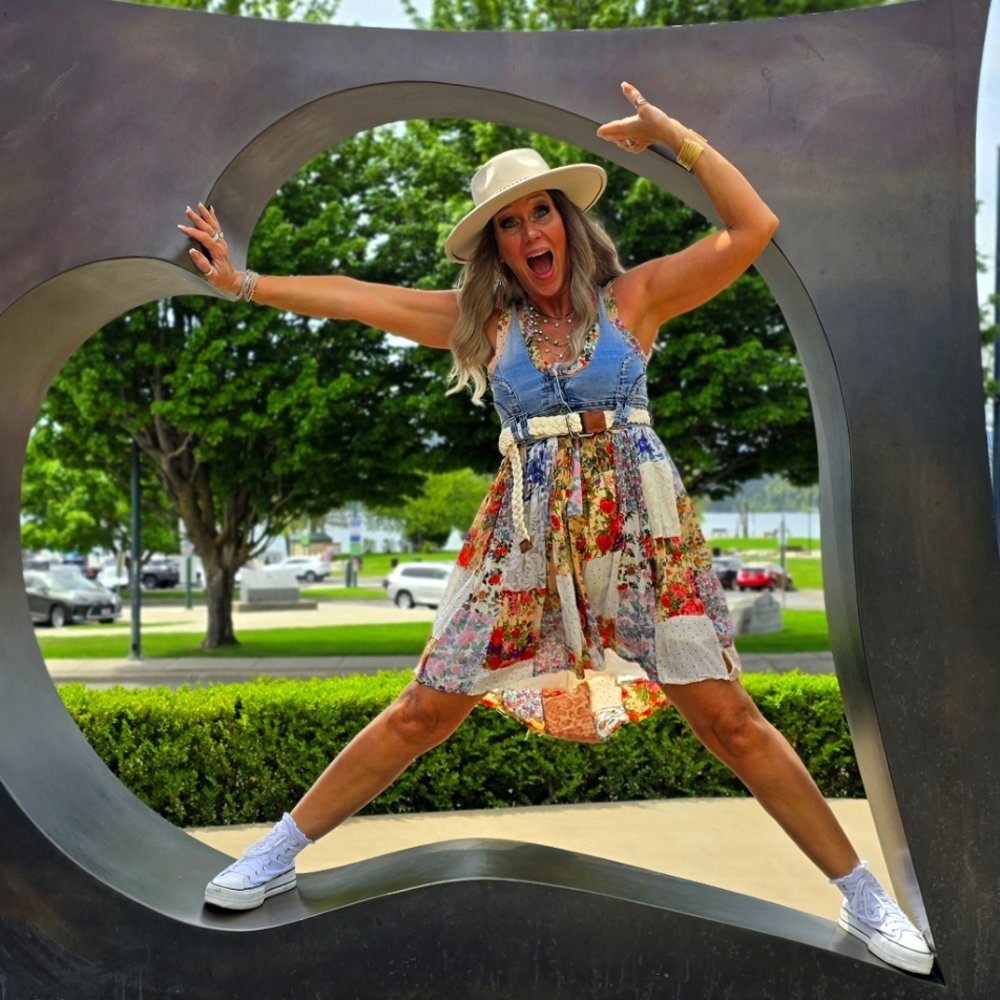 Angel patchwork style Dress